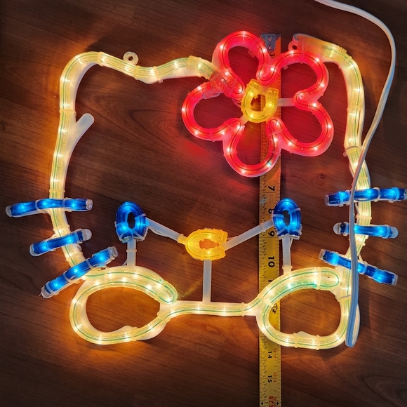 Sanrio Christmas Hello Kitty Illumination Light Rare Find Limited Wall Hang